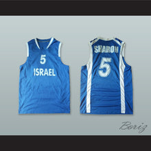 Load image into Gallery viewer, Naor Sharon 5 Israel Blue Basketball Jersey