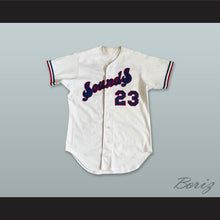 Load image into Gallery viewer, Nashville Sounds 23 White Baseball Jersey