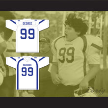Load image into Gallery viewer, Nate George 99 Liberty Christian School Warriors White Football Jersey