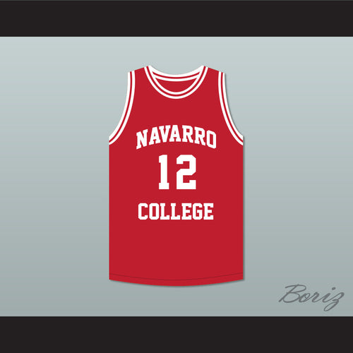 Rapper Cameron Giles 'Cam'ron' 12 Navarro College Red Basketball Jersey