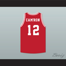 Load image into Gallery viewer, Rapper Cameron Giles &#39;Cam&#39;ron&#39; 12 Navarro College Red Basketball Jersey