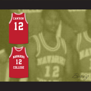 Rapper Cameron Giles 'Cam'ron' 12 Navarro College Red Basketball Jersey