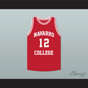Rapper Cameron Giles 'Dipset' 12 Navarro College Red Basketball Jersey