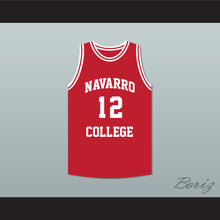Load image into Gallery viewer, Cameron Giles 12 Navarro College Red Basketball Jersey