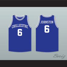 Load image into Gallery viewer, Neil Johnston 6 Chillicothe High School Cavaliers Blue Basketball Jersey