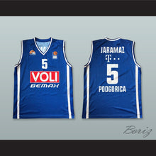 Load image into Gallery viewer, Nemanja Jaramaz 5 KK Buducnost Podgorica Montenegro Blue Basketball Jersey