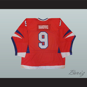 Nenad Rakovic 9 Serbia International Hockey Jersey