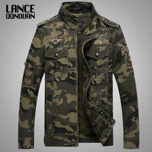 Load image into Gallery viewer, New 2019 Army Military Jacket Men Tactical Camouflage Casual Fashion Bomber Jackets Plus size M-XXXL 4XL