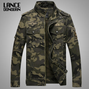 New 2019 Army Military Jacket Men Tactical Camouflage Casual Fashion Bomber Jackets Plus size M-XXXL 4XL