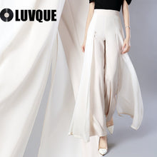 Load image into Gallery viewer, New 2019 Black Color Stylish Patchwork Fairy Pants harajuku style women's long leisure trousers wide leg pants