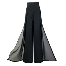 Load image into Gallery viewer, New 2019 Black Color Stylish Patchwork Fairy Pants harajuku style women's long leisure trousers wide leg pants