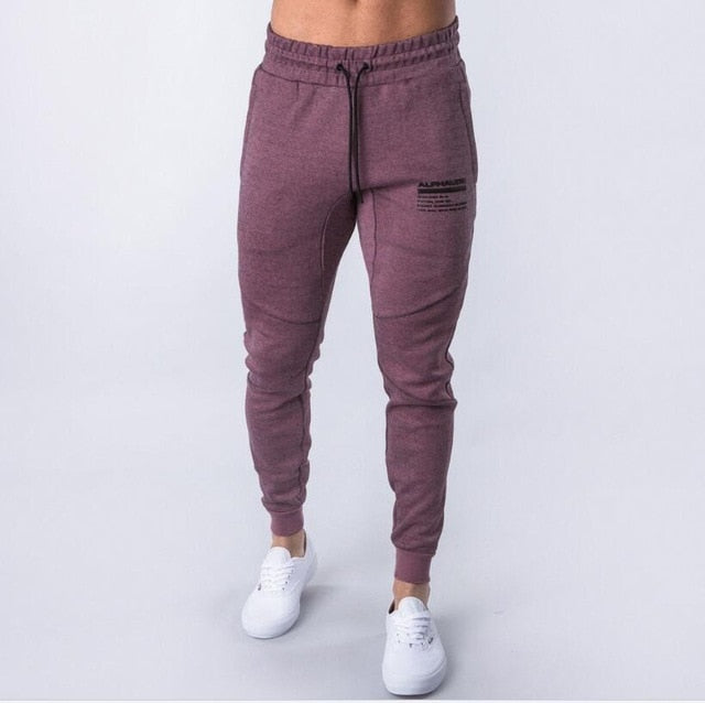 New ALPHALETE Men Camouflage Sweatpants Gyms Fitness Workout Slim Pants Fashion Brand Trousers Male Jogger Skinny Pencil Pants
