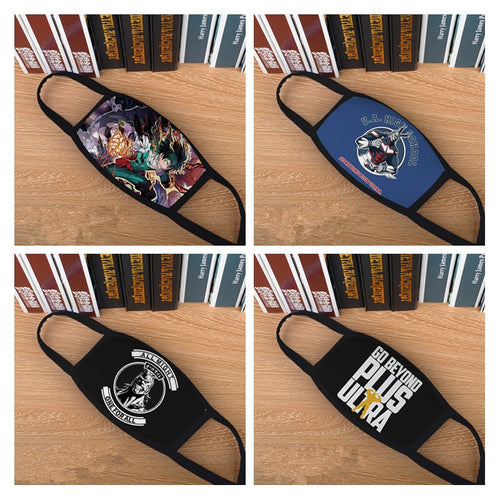 New Anime My Hero Academia Midoriya Izuku Deku Cosplay Masks All Might Boku no Hero Academia Cotton Half Face Street Sports Mask