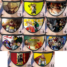 Load image into Gallery viewer, New Anime My Hero Academia Midoriya Izuku Deku Cosplay Masks All Might Boku no Hero Academia Cotton Half Face Street Sports Mask