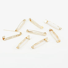 Load image into Gallery viewer, New Arrival 10pcs/lot Rhodium/Gold/Bronze Plated Iron Brooch Base Brooch Pins Diy Jewelry Findings Jewelry Accessories Pick Size
