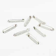 Load image into Gallery viewer, New Arrival 10pcs/lot Rhodium/Gold/Bronze Plated Iron Brooch Base Brooch Pins Diy Jewelry Findings Jewelry Accessories Pick Size