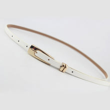 Load image into Gallery viewer, New Arrival Candy Color Thin Pu Leather Belt Female Red Brown Black White Yellow Waist Belts for Women Dress Strap Hot Sale