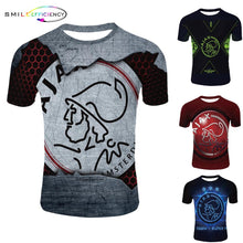 Load image into Gallery viewer, New Arrive Series 3d Print Harajuku Style Men T Shirt  Ajax 2019 2020 Shirt Ajax 3d T Shirt O-neck Tshirt  Mens Tshirts Summer