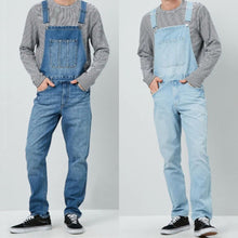 Load image into Gallery viewer, New Fashion Men's Jeans Overalls High Street Straight Denim Jumpsuits Hip Hop Men Cargo Bib Pants Cowboy Male Jean Dungarees D25