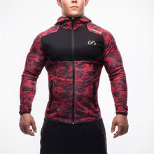Load image into Gallery viewer, New Fitness Men Hoodies Brand Clothing Men Hoody Zipper Casual Sweatshirt Muscle Men&#39;s Slim Fit Hooded Jackets
