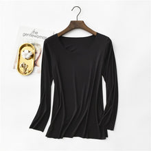 Load image into Gallery viewer, New T Shirt Women Cotton Ribbed Striped Tops Harajuku Tshirt 2020 Spring Long Sleeve Korean Plus Size T-shirt camiseta feminina