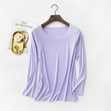 Load image into Gallery viewer, New T Shirt Women Cotton Ribbed Striped Tops Harajuku Tshirt 2020 Spring Long Sleeve Korean Plus Size T-shirt camiseta feminina