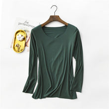 Load image into Gallery viewer, New T Shirt Women Cotton Ribbed Striped Tops Harajuku Tshirt 2020 Spring Long Sleeve Korean Plus Size T-shirt camiseta feminina