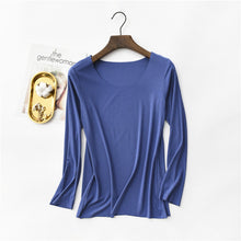 Load image into Gallery viewer, New T Shirt Women Cotton Ribbed Striped Tops Harajuku Tshirt 2020 Spring Long Sleeve Korean Plus Size T-shirt camiseta feminina