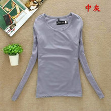 Load image into Gallery viewer, New T Shirt Women Long Sleeve Winter Tops Fashion 2020 T-shirts For Women Thermal Underwear Female T-shirt Camisas Femininas