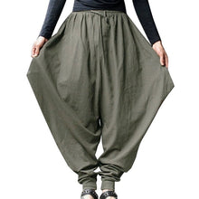Load image into Gallery viewer, New Wide-Leg Hip Hop Pants Men Pleated Solid Casual Pants Fashion Men Joggers Drawstring Harem Pants  Loose Summer Trousers Men