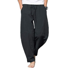 Load image into Gallery viewer, New Wide-Leg Hip Hop Pants Men Pleated Solid Casual Pants Fashion Men Joggers Drawstring Harem Pants  Loose Summer Trousers Men