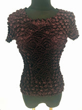 Load image into Gallery viewer, New Women Elastic Popcorn Tops short Sleeve Shirt Coin shirts