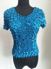 Load image into Gallery viewer, New Women Elastic Popcorn Tops short Sleeve Shirt Coin shirts