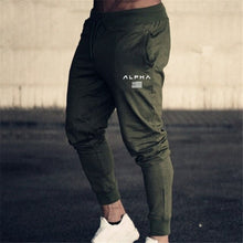 Load image into Gallery viewer, New alpha brand running jogging pants men's sportswear pants tight pants men's sportswear pants fitness pants harajuku Package