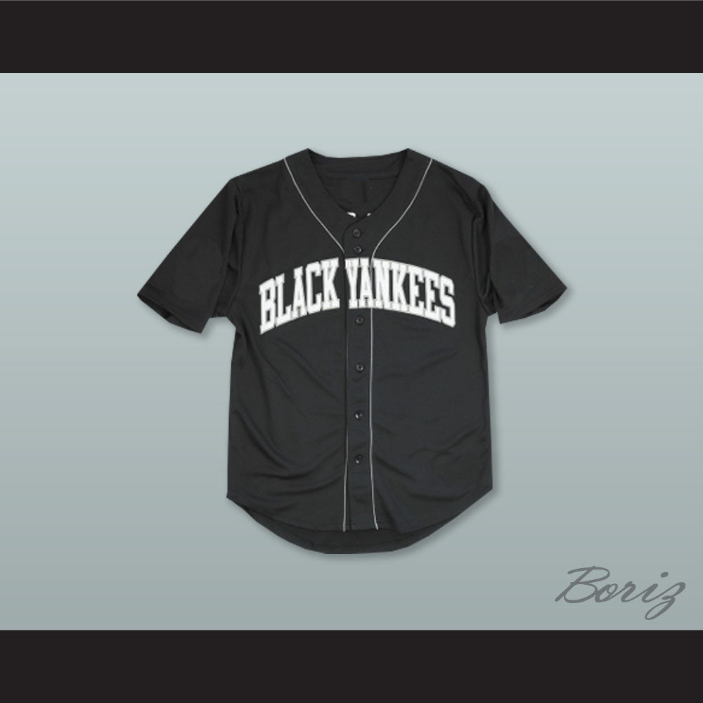 New York Black Yankees 32 Negro League Black Baseball Jersey