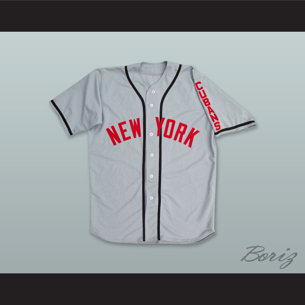 New York Cubans 47 Negro League Gray Baseball Jersey