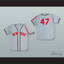 Load image into Gallery viewer, New York Cubans 47 Negro League Gray Baseball Jersey