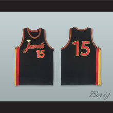 Load image into Gallery viewer, New York Jewels 15 Black Rucker Park Basketball Jersey