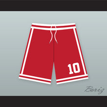 Load image into Gallery viewer, Michael Bivins 10 New Edition Red Basketball Shorts