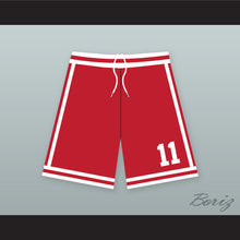 Load image into Gallery viewer, Ronnie DeVoe 11 New Edition Red Basketball Shorts