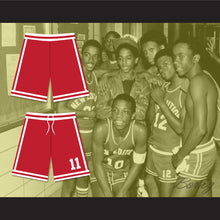 Load image into Gallery viewer, Ronnie DeVoe 11 New Edition Red Basketball Shorts