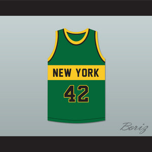 Lonnie Shelton 42 New York Basketball Jersey The Fish That Saved Pittsburgh