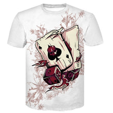 Load image into Gallery viewer, Newest Cartoon Rick and Morty Summer Skull Poker Print Men Short Sleeve T-shirt 3D T Shirt Casual Breathable tshirts  Plus-size