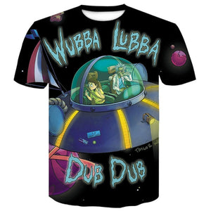 Newest Cartoon Rick and Morty Summer Skull Poker Print Men Short Sleeve T-shirt 3D T Shirt Casual Breathable tshirts  Plus-size