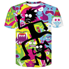 Load image into Gallery viewer, Newest Cartoon Rick and Morty Summer Skull Poker Print Men Short Sleeve T-shirt 3D T Shirt Casual Breathable tshirts  Plus-size