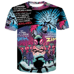 Newest Cartoon Rick and Morty Summer Skull Poker Print Men Short Sleeve T-shirt 3D T Shirt Casual Breathable tshirts  Plus-size