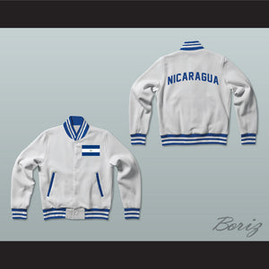 Nicaragua Varsity Letterman Jacket-Style Sweatshirt