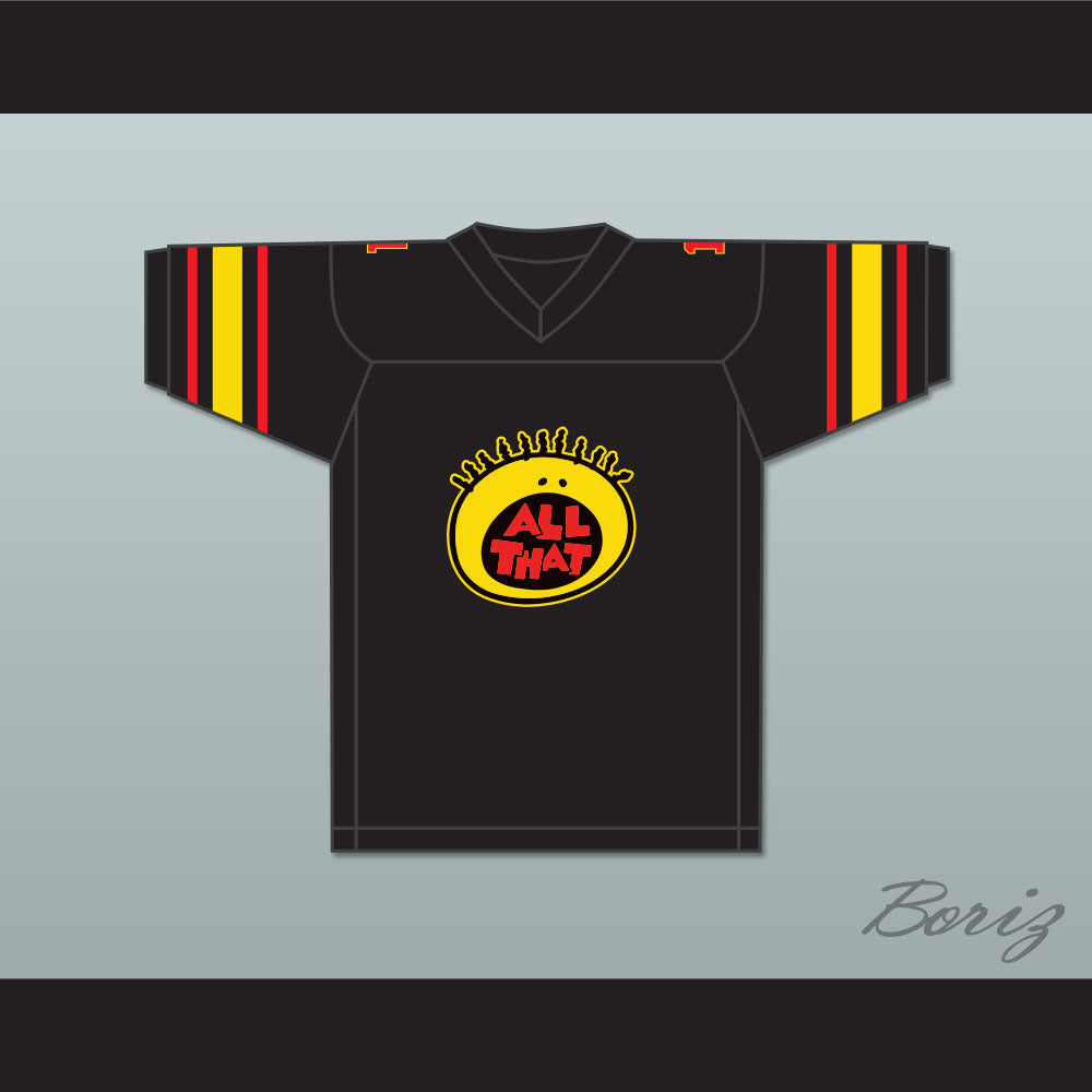 Nick Cannon 1 All That Black Football Jersey