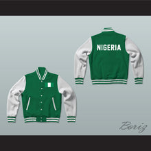 Load image into Gallery viewer, Nigeria Varsity Letterman Jacket-Style Sweatshirt