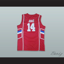 Load image into Gallery viewer, Nikola Jokic 14 Serbia Red Basketball Jersey